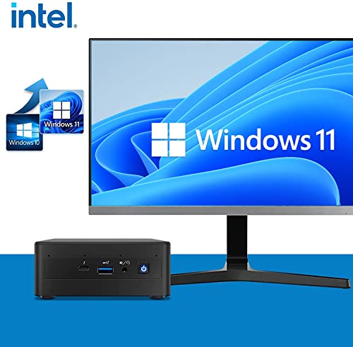 Reatan Intel Nuc Nuc11Pahi5 Mini Pc,Four-Core I5-1135G7, 16Gb Ram, 512Gb Ssd,Mini Computer Windows 11 Pro,Up To 4.2 Ghz Turbo,Nvme Ssd Ddr4 Ram, Wifi 6,Bt 5.2 Thunderbolt 3,8K Uhd,Quadruple Monitor #TOP1