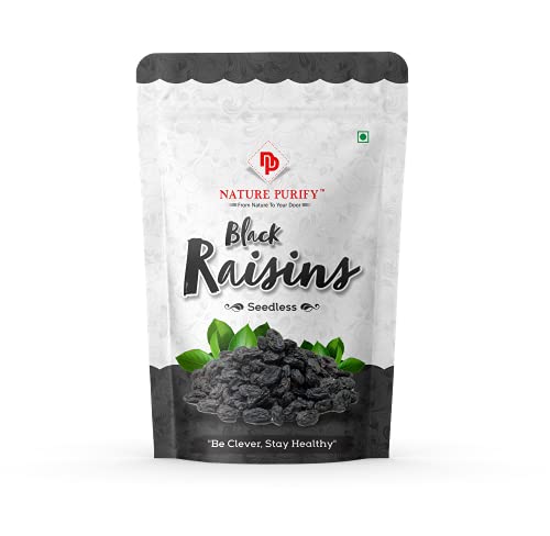 Image of Black Raisins seedless kali kishmish dry fruits (1kg)
