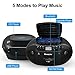 G Keni Portable CD and Cassette Player Boombox Combo, Casette Tape Recorder with Remote, AM FM Radio, USB Playback with Earphone Jack, 5.1V Bluetooth Speaker, Battery Operated or AC Powered for Home