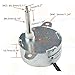 CHANCS TYC40 Small Synchronous Motor 12V 5RPM AC Shaft 35mm for for Fiber Optic Christmas Ornamen (2PCS)