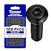 10-32 x 1/2" Button Head Socket Cap Screws, Allen Socket Drive, Black Oxide, Alloy Steel, Fully Threaded, Machine Thread, Quantity 100