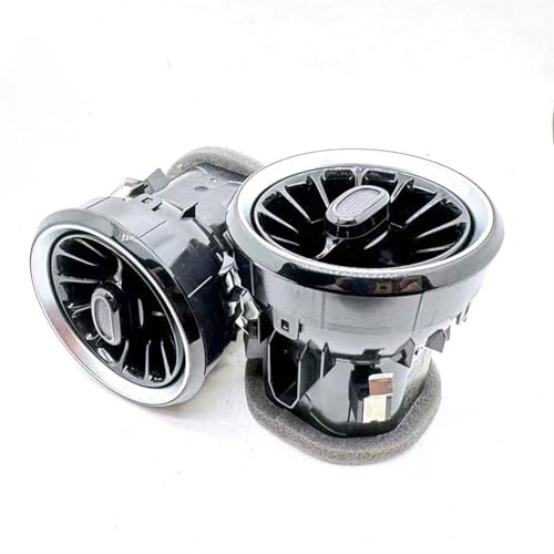 Rejilla Ventilación Coch para Mercedes para Benz Clase V W447 Vito A4478308502 Salida Aire Acondicionado Salpicadero Interior Delantero Coche Salida Aire Acondicionado Turbo(2PC Silver)