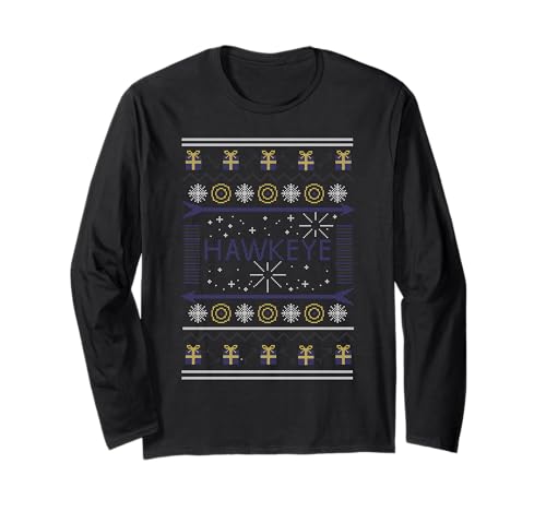 Hawkeye Ugly Christmas Sweater t-shirt manches longues Marvel hiver