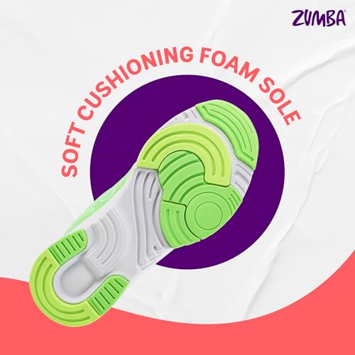 ZUMBA Women’s Train Dance Cardio Sneakers3