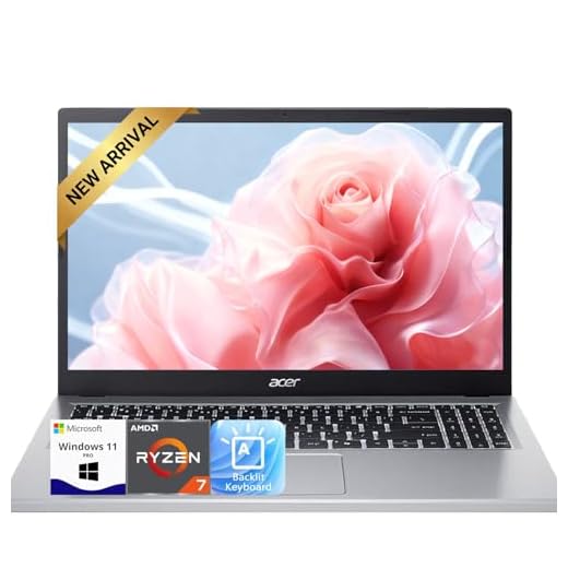 Acer Premium Business Laptop with Backlit Keyboard | AMD Ryzen 7 7730U CPU | 15.6" FHD | 8GB RAM | 256GB PCIe SSD | Fast Wi-Fi 6 | Windows 11 with MS 365 for Web