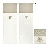 Par de cortinas de tela para ventanas y puertas