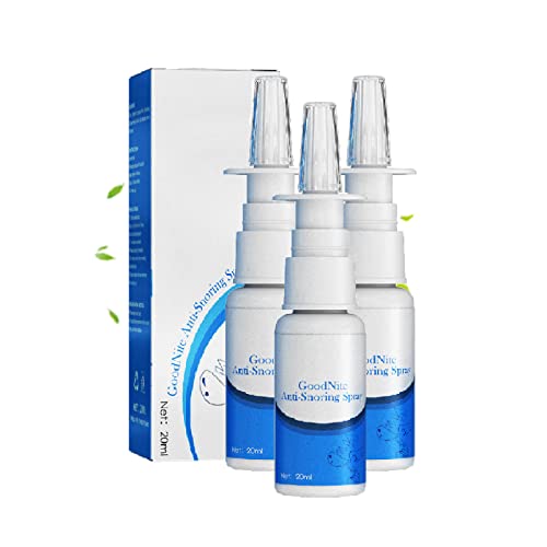 Snoring Nasal Spray,Anti-Snoring Spray,snoring spray,Snore Relief,Fast Snore Stopper Drops for Better Sleep&Stop Snoring Remedy Sleep (3pcs)