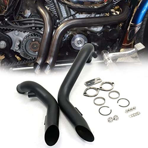 Tuyau d'échappement moto pour Harley 1200 anti-bleuissement, compatible avec commande avant custom
