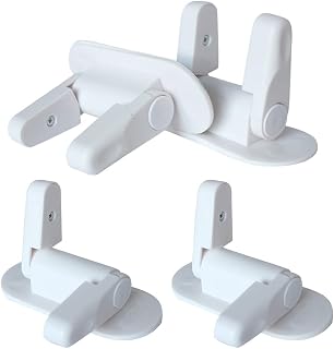 Pack of 4 Kids Handle Door Lever Locks Strong Adhesive Baby Safety Door Handle Locks Latches Child Door Handle Locks for Toddler Safety