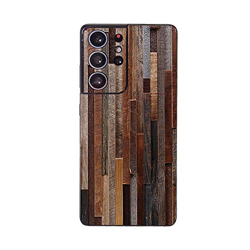 MightySkins Skin Compatible with Samsung Galaxy S21 Ultra - Woody | Protective, Durable, and Unique Vinyl Decal wrap Cover | Easy to Apply, Remove, and Change Styles | Made in The USA