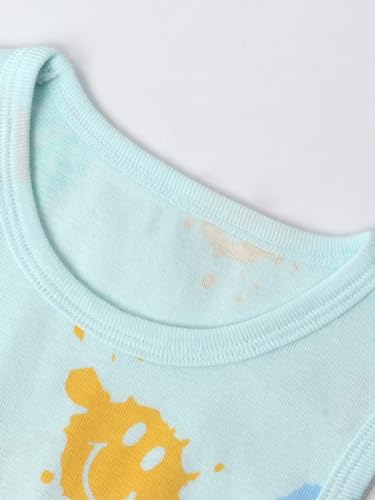 Image of benetia Toddler Baby Boys Cotton Sleeveless Tank Top Cartoon Dinosau Undershirts Kids 18 Months- 8Years 3-Pack
