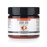 100% Pure Kojic Acid Powder | LIGHTENS & BRIGHTENS SKIN | For sun spots, age spots, melasma & discoloration | LARGE 2OZ JAR