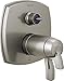 DELTA FAUCET T27T976-SSLHP 17 Thermostatic Integrated Six Function Less Handle Shower Trim with Diverter, Stainless