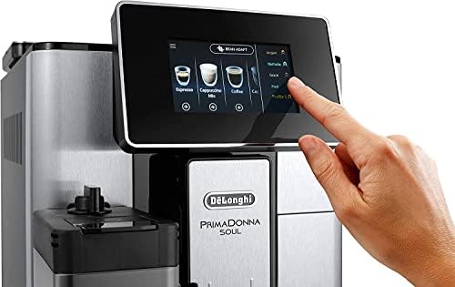 De'Longhi Primadonna Soul, Fully Automatic Bean to Cup, Espresso an Cappuccino Coffee Maker, ECAM610.75.mb, 2.2 liters, Black and Silver