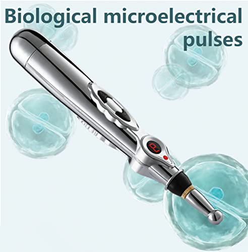 Uyghhk 3-In-1 Massage Acupuncture Pen, Electronic Pain Relief Therapy, Meridian Energy Massager Pen Self Massage Tools Muscle Healing With Massaging Gel #TOP7