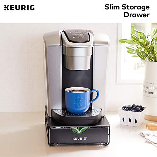 Keurig Slim Non-Rolling Storage Drawer, Coffee Pod Storage, Holds Up To 24 Keurig K-Cup Pods, Black, Storage Drawer - 24Ct #TOP5