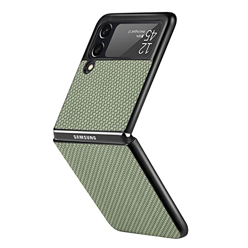 Étui pour Samsung Z Flip 4 en fibre de carbone, coque mince idéale pour le quotidien professionnel