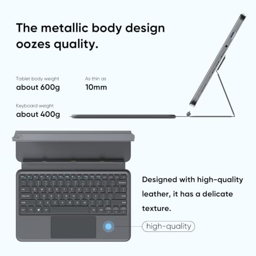 Image of 2-in-1 Laptop Computer, 12GB RAM 256GB SSD, 12 inch 2K Touchscreen
