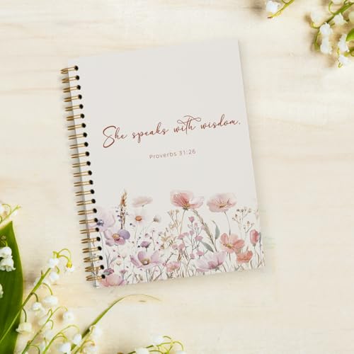 Journal de prière fleuri pour vos moments de méditation