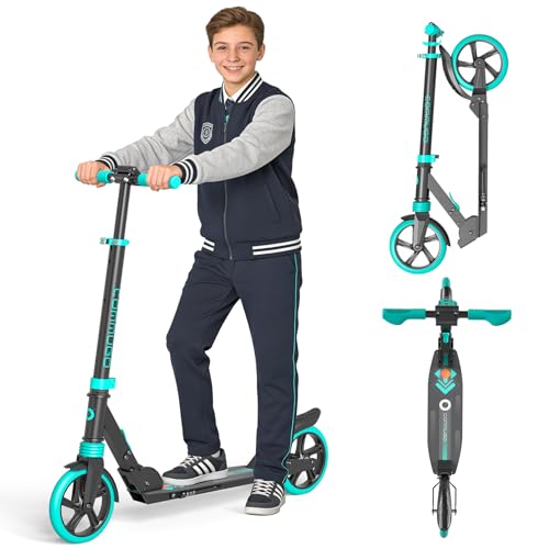 Kick Scooter 5-12 Suspension, Teens, Foldable Lightweight