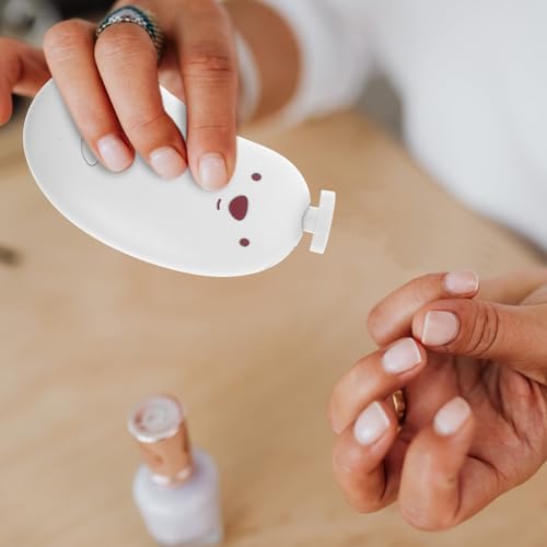 Lime à ongles électrique bébé avec 6 têtes de meulage interchangeables