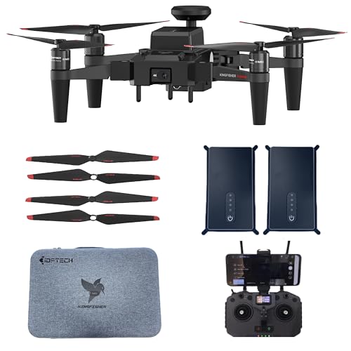 Ideafly New Fishing Drone with 4k Camera, 1kg Payload Bait Release Portable Flying Camera Waterproof Drones for Adult Kids
