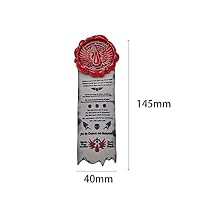 Starforged Warhammer 40K Reinheitssiegel Space Marines Blood Angels Purity Seal Pins Abzeichen Warhammer Zubehör – Ansicht 3