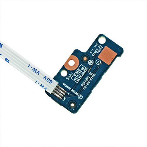 Zahara Power Switch Button Board with Ribbon Cable for HP 15-R 15-r138ca 15-r174ca 15-r011dx 15-r029wm 15-r063nr 15-r181nr 15-r052nr 15-R030WM 15-G 15-g071nr 15-g072nr 250 255 G3 749650-001 LS-A991P