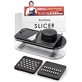 【ミシュラン掲載店オーナー愛用】野菜スライサー 千切り 大根おろし 薄切りスライス 収納一体型 750ml容器付き 安全ホルダー 青池隆明 AosTavola