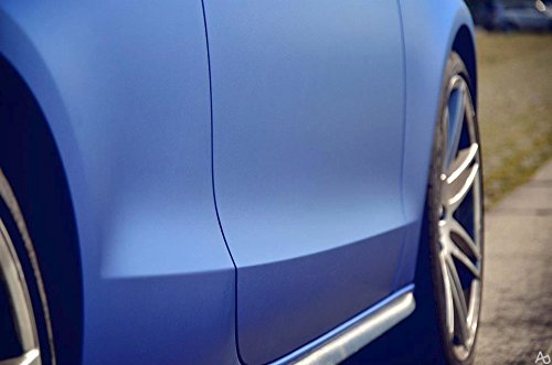 Matte Dark Blue Car Wrap Vinyl Roll With Air Release 3Mil-Vvivid8 (1Ft X 5Ft) #TOP5