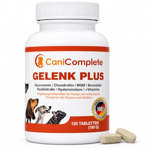 CaniComplete Gelenk Plus - Gelenktabletten für Hunde, Teufelskralle & MSM