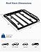 JOYTUTUS Anti-Rust Aluminum Roof Basket 48