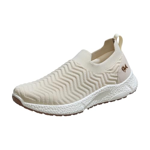 Image of Neeman's Flex Weave Slip On Shoes for Men | Breathable Knit Upper, Lightweight Cushioned Sole | Stretchy Slip-On Sneakers for All-Day Comfort,Shoe