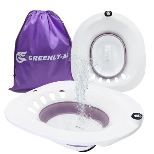 G GREENLY-AG Sitz Bath, Sitz Bath for Toilet, Electric Sitz Bath for Hemorrhoids Men and Women