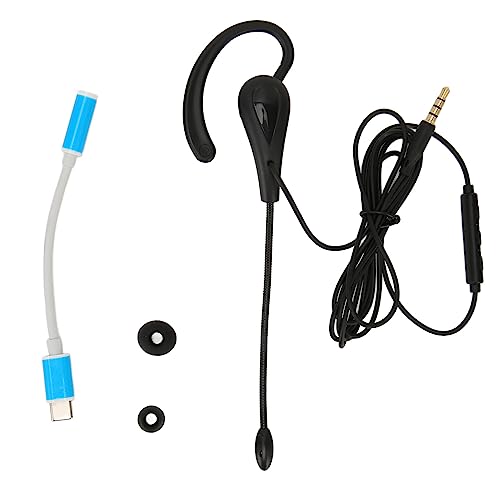 Casque filaire à une oreille Type-C avec microphone pour bureau - 6