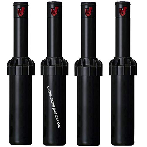 Suinga Aspersor Hunter PGJ-04 Lot de 4 turbines 1/2' 4,3 à 11,6 m
