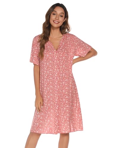 Image of Yozly Women Cotton Ankle Length Night Gown