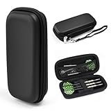 ASOUUNLD Custodia Rigida per Freccette,Astuccio Freccette in Plastica,Borsa per Freccetta di Ricambio,Porta Freccetta per Punte, Aste e Voli