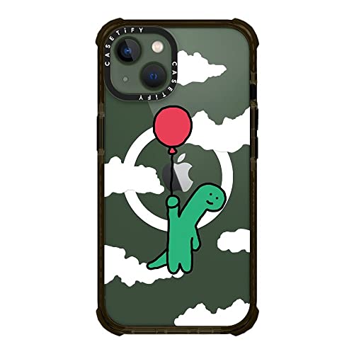 Casetify Ultra Impact Iphone 13 Case [9.8Ft Drop Protection/Compatible With Magsafe] - I'm Leaving This Planet - Clear Black #TOP2