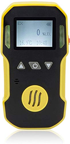 DHF - DHF Équipement de détection de gaz Détecteur de testeur de gaz Naturel Portable - Compteur de Fuite de gaz Combustible, analyseur de gaz d'air Professionnel avec Affichage à LED Détecteur de gaz
