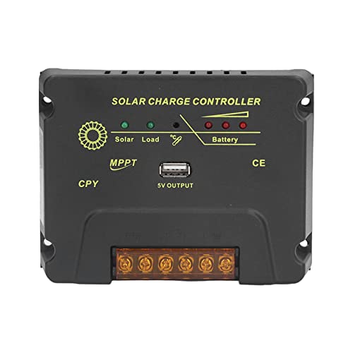 Controlador de Carga Solar MPPT 12V 24V 20A, Regulador PWM con Pantalla LCD - Alta Eficiencia 99 % , Protección Integral, Para Paneles Solares y Sistemas Fotovoltaicos