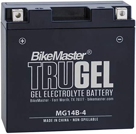 BikeMaster TruGel Battery MG14B-4 for Yamaha FJR1300/ABS 2003-2018