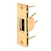 Prime-Line Products U 9539 Armored Security Strike, 1-1/4 in. x 4-7/8 in., Steel, Brass Plated