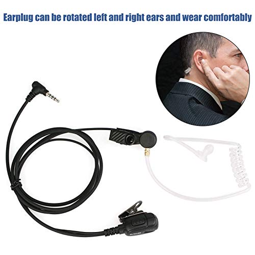 Retevis Rb15 Rt40B Walkie Talkie Earpiece With Mic 1 Pin 3.5Mm, Compatible Rb15 Rt40B Yaesu Vertex Vx-261 Vx-230 Vx-231 Vx-180 Vx-350 Vx-351 Evx-531, Security 2 Way Radio Earpiece(5 Pack) #TOP6