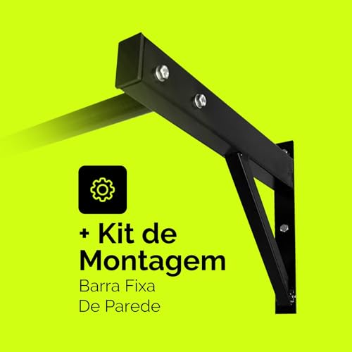 Barra Fixa Para Treino Academia, Funcional Musculação Crossfit, Treino em Casa.