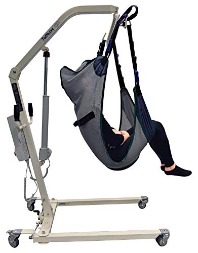 Tuffcare Full Body Shower/Bath Commode Sling Compatible With Hoyer, Invacare, Mckesson, Drive, Lumex, Medline, Joerns And Other Patient Lifts, Oversize Fit Mesh Polyester Slings (Small) #TOP3