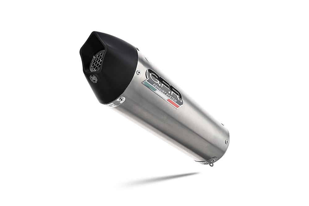 Scarico GPR compatibile con Ktm Duke 790 2021-2023, GP Evo4 Titanium, Scarico omologato, silenziatore con db killer estraibile e raccordo specifico