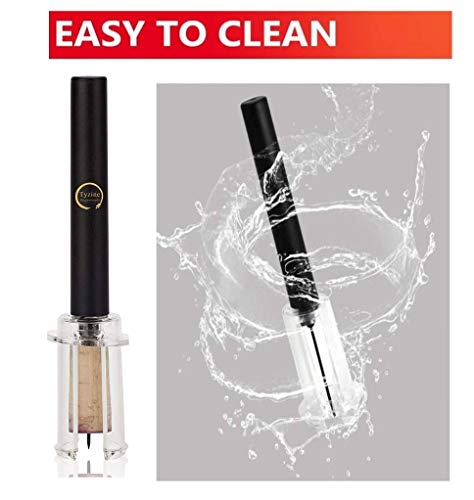 Air Pressure Pump Bottle Opener With Foil Cutter,Aerator Pourer,Vacuum Stopper(4PCS),Simple Cork Remover,Efficient Corkscrew Bottle Opener,Great For Wine Lovers,Perfect Wine Gift. - Thumbnail 7