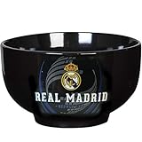 Offizielles Lizenzprodukt Real Madrid (ind. Schüssel in Packs EDD Unisex Kinder, schwarz