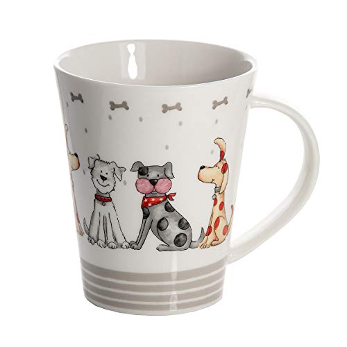Hund Kaffeebecher Tassen Set 2 Lustig Hunde Kaffeetasse Teebecher Teetassen Keramik Porzellan Hundemotiv Geschenk für Hundeliebhaber Geschenke Hundebesitzer und Hundefreunde - 8